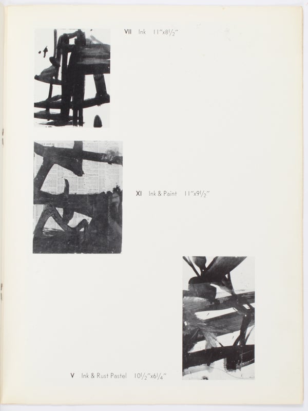 New Arts Gallery Presents: Recent Paintings and Drawings by Franz Kline (Two Volumes).