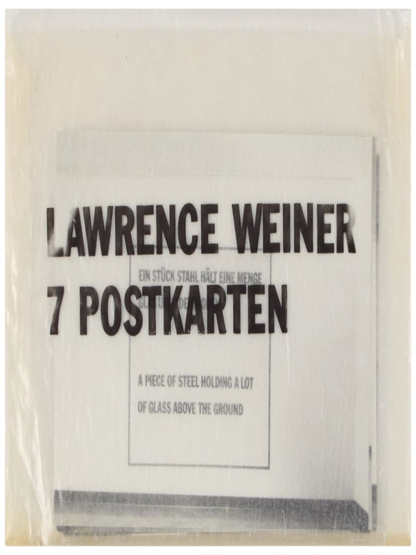 Lawrence Weiner: 7 Postkarten