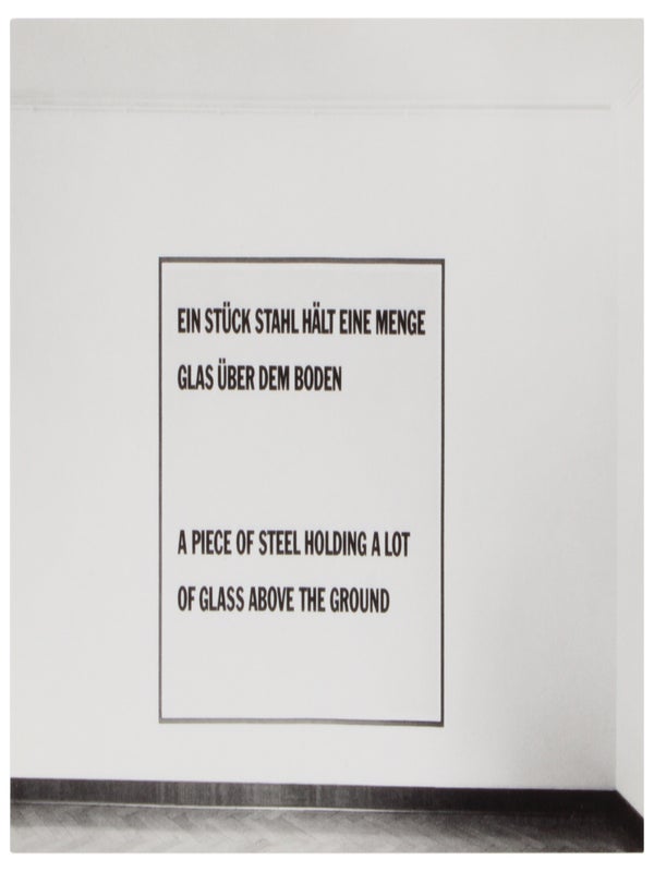 Lawrence Weiner: 7 Postkarten.