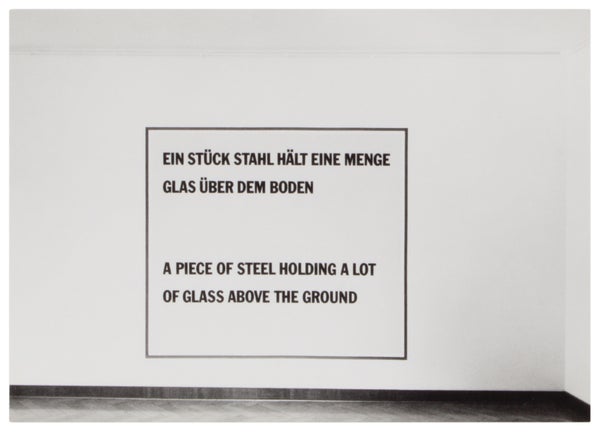 Lawrence Weiner: 7 Postkarten.