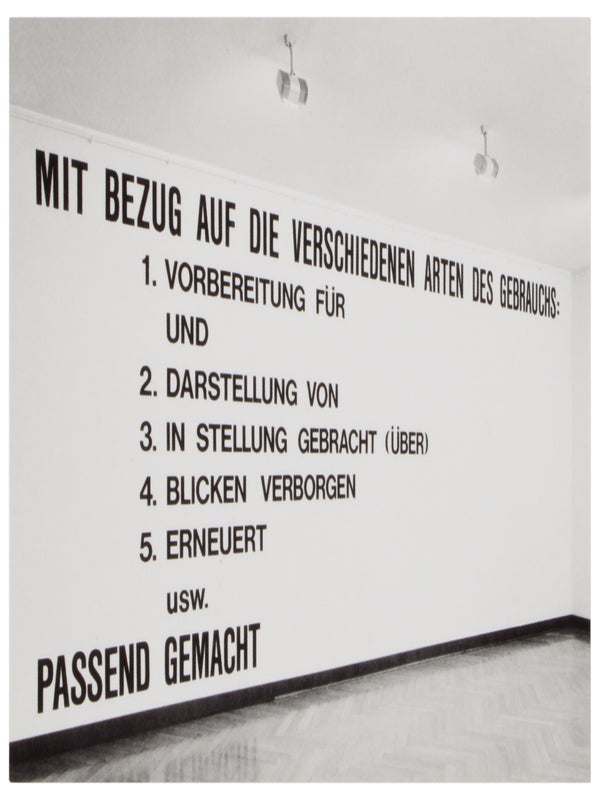 Lawrence Weiner: 7 Postkarten.