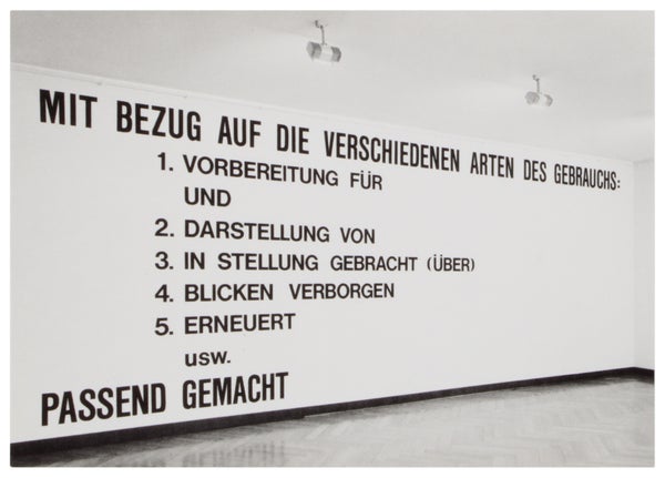 Lawrence Weiner: 7 Postkarten.