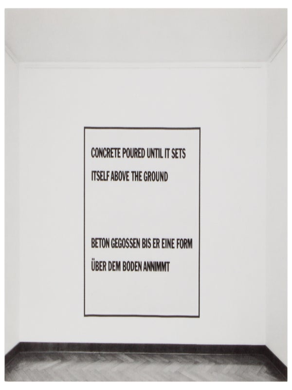 Lawrence Weiner: 7 Postkarten.