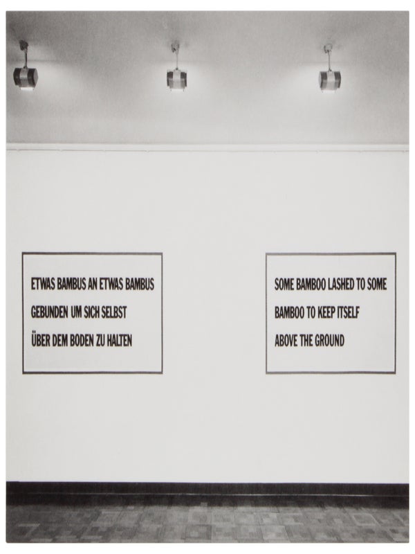 Lawrence Weiner: 7 Postkarten.
