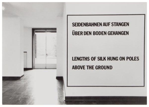 Lawrence Weiner: 7 Postkarten.