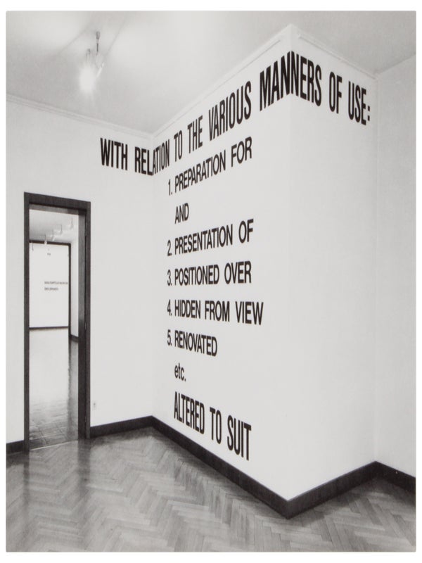 Lawrence Weiner: 7 Postkarten.