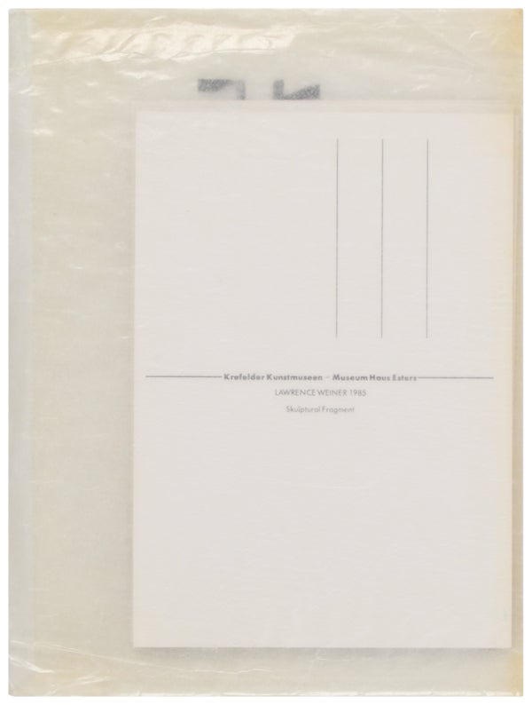 Lawrence Weiner: 7 Postkarten.