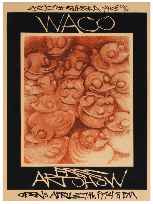 Item #31143 WACO: Free Art Show (Exhibition Poster). Martin Wong