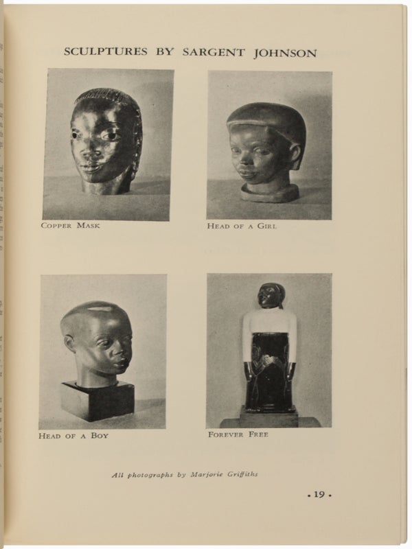 Negro Artists: An Illustrated Review of their Achievements.