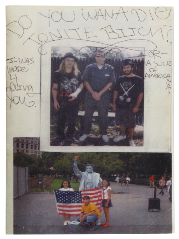 Item #31201 Do You Wana Die Tonite Bitch? Or, A Slice of Americana. Dash Snow, Patrick O'dell