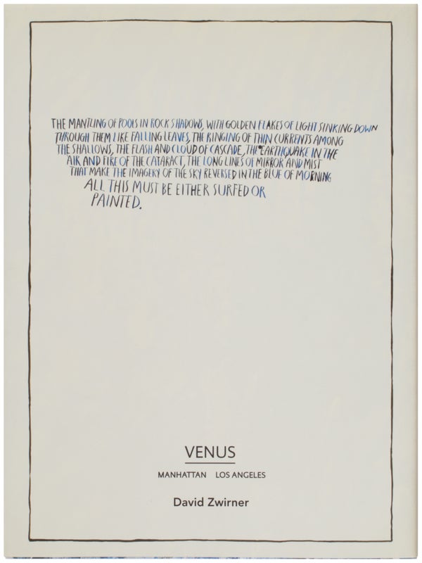 Raymond Pettibon: Surfers, 1985-2015 (Signed with Drawing).