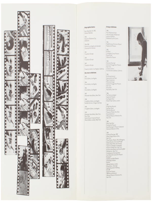 News, Mews, Pews, Brews, Stews & Dues. Six Organic Screenprints by Edward Ruscha (Prospectus).