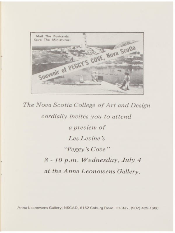 Les Levine's 'Peggy's Cove.'
