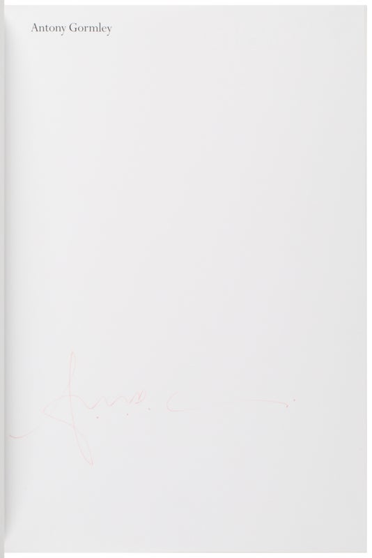 Antony Gormley (Signed).