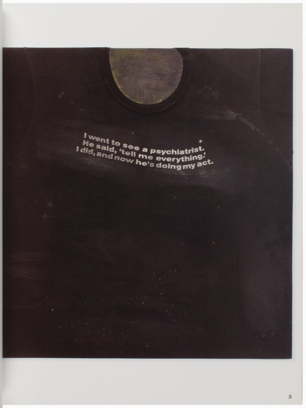 Richard Prince: T-Shirt Paintings: Hippie Punk.