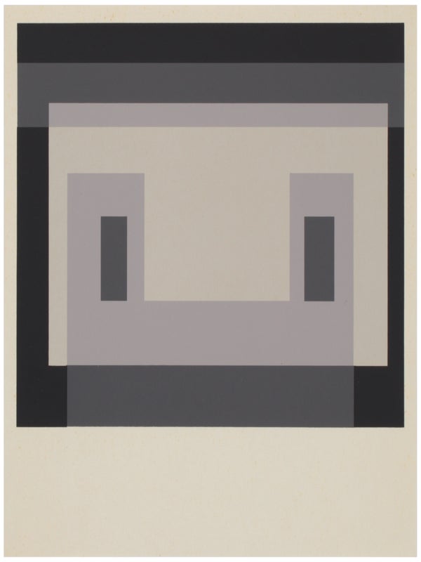 Josef Albers: 4 September bis 4. Oktober 1970 (with Screenprint).