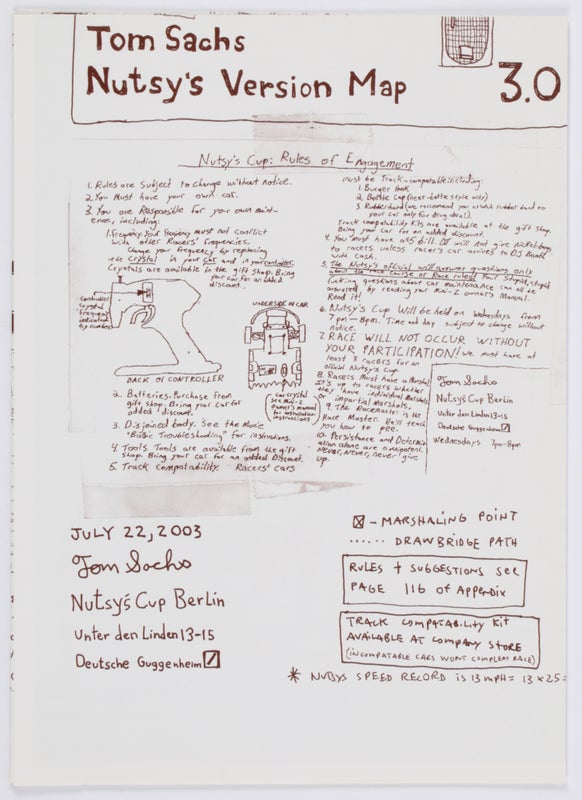 Tom Sachs: Nutsy's (Inscribed with Drawing).