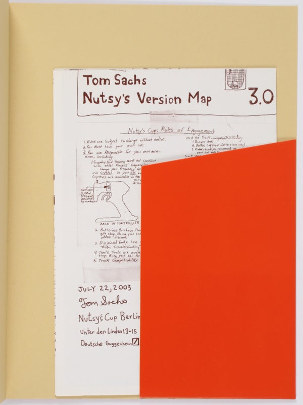 Tom Sachs: Nutsy's (Inscribed with Drawing).