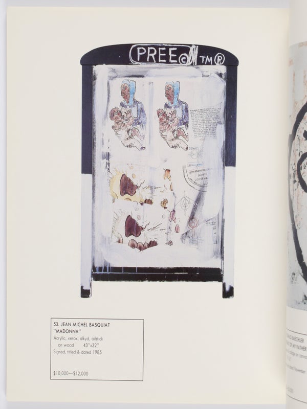 Contemporary Art Auction to Benefit El Bohio (Auction Catalogue).