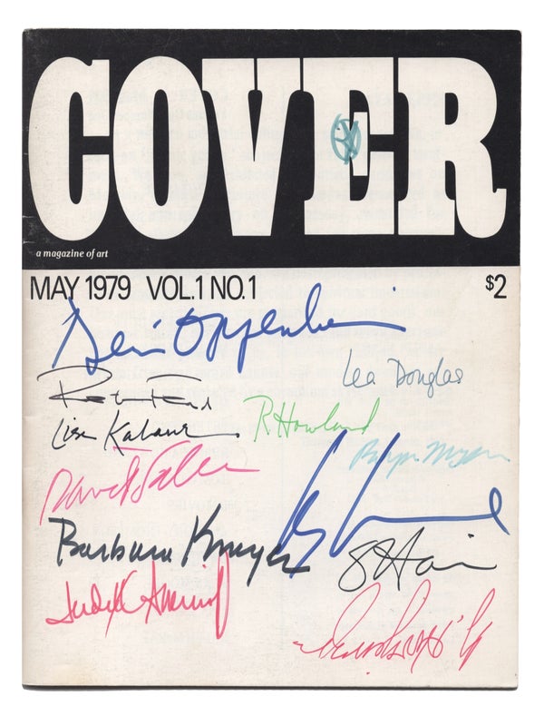Item #31621 Cover: A Magazine of Art: Volume 1, Number 1 (Signed Limited Edition). Barbara...