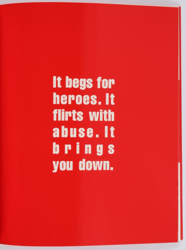 Barbara Kruger: 5 January to 26 January, 1991.