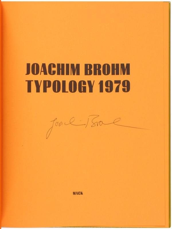 Typology 1979 (Signed).