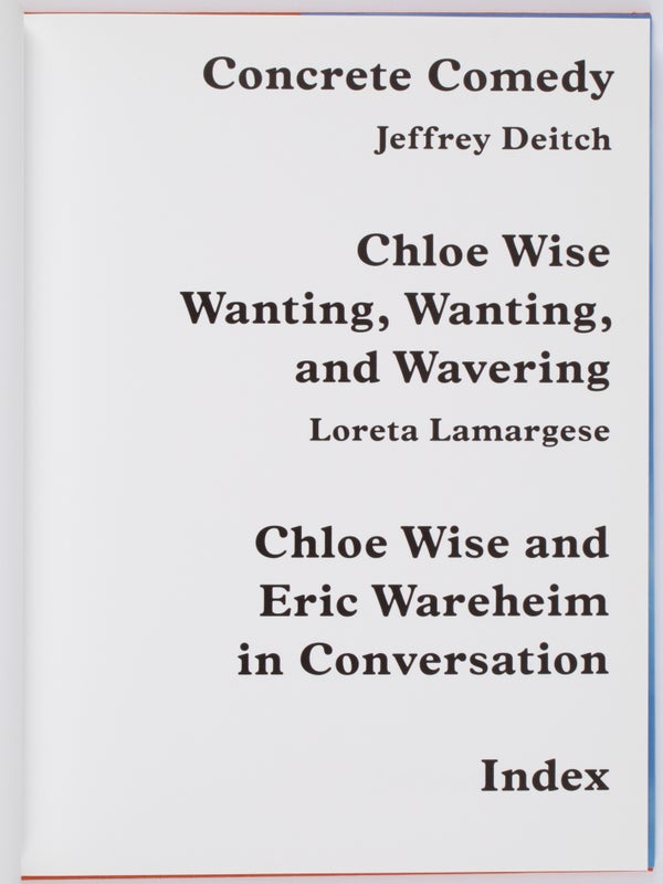 Chloe Wise (Signed).