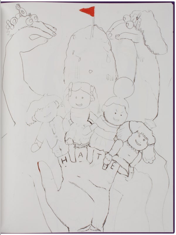 Mike Kelley: Hermaphrodite Drawings (2005-2006).