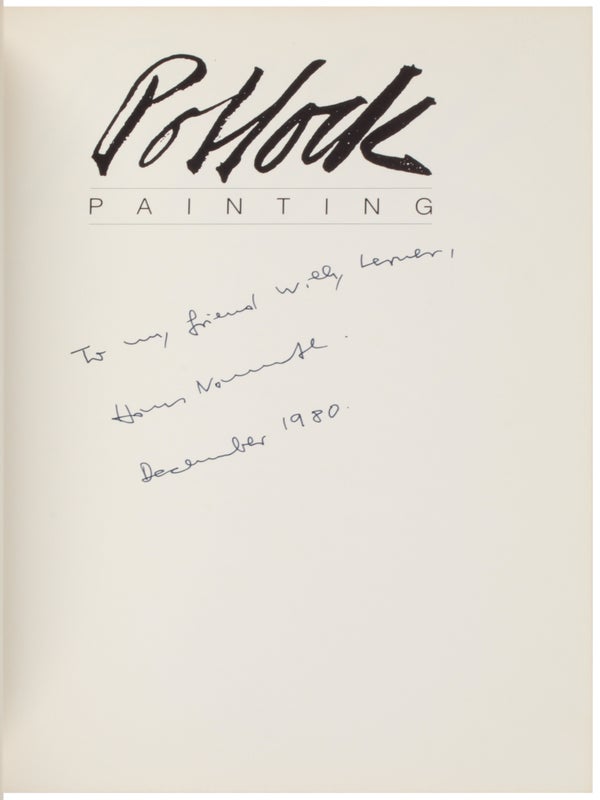 Pollock Painting: Photographs by Hans Namuth (Signed).