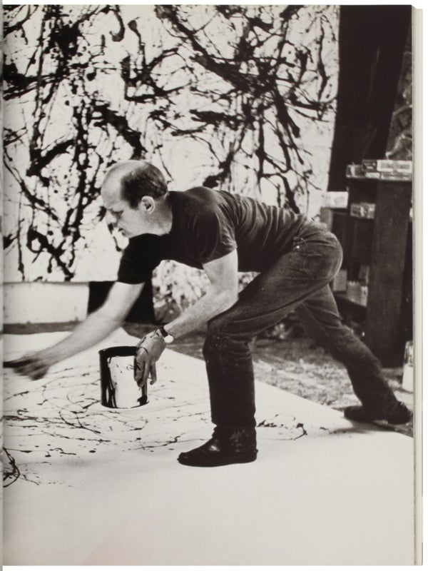 Pollock Painting: Photographs by Hans Namuth (Signed).