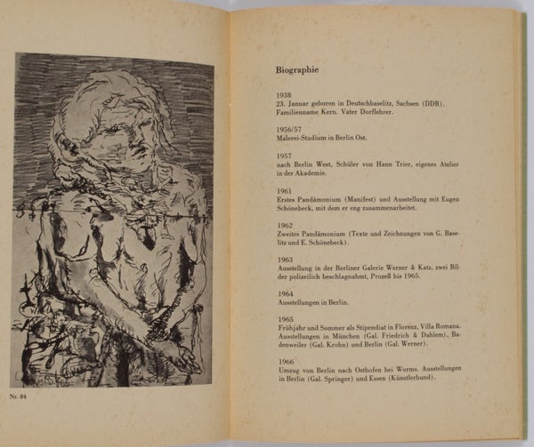 Georg Baselitz: Zeichnungen (Inscribed).