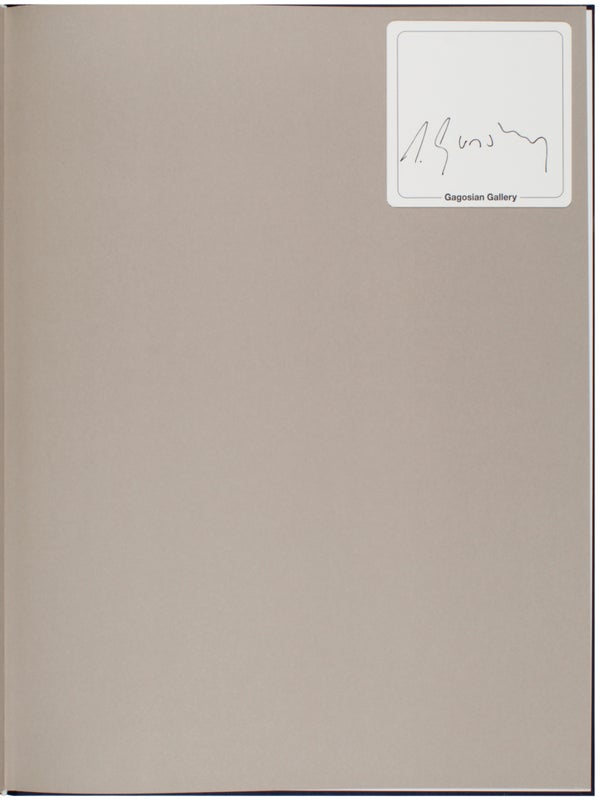 Andreas Gursky (Signed).