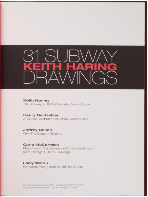 Keith Haring: 31 Subway Drawings.
