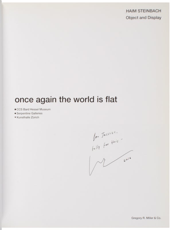 Haim Steinbach: Object and Display (Inscribed).