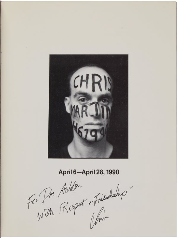 Chris Martin (Inscribed).