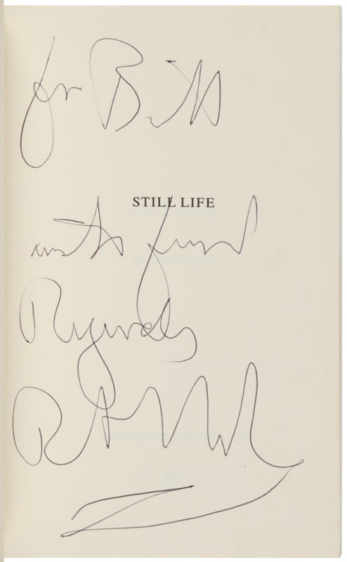 Still Life (Inscribed with Announcement Card).