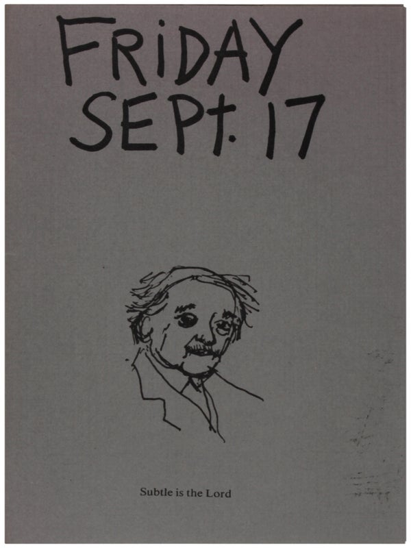 This Happened Yesterday: Friday, August 20... Thursday, October 21 (Inscribed Set).