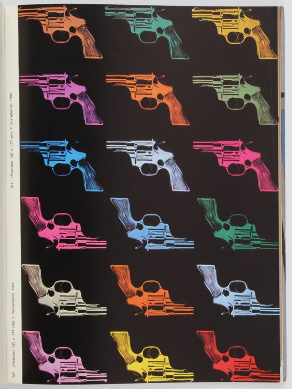 Guns, Knives, Crosses.