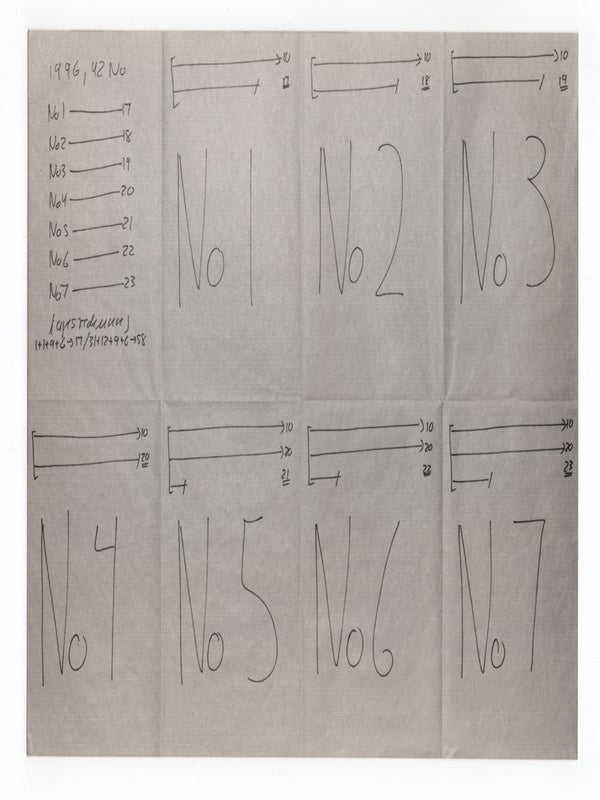 [Small Archive of Photographs from Hanne Darboven's Assistant].