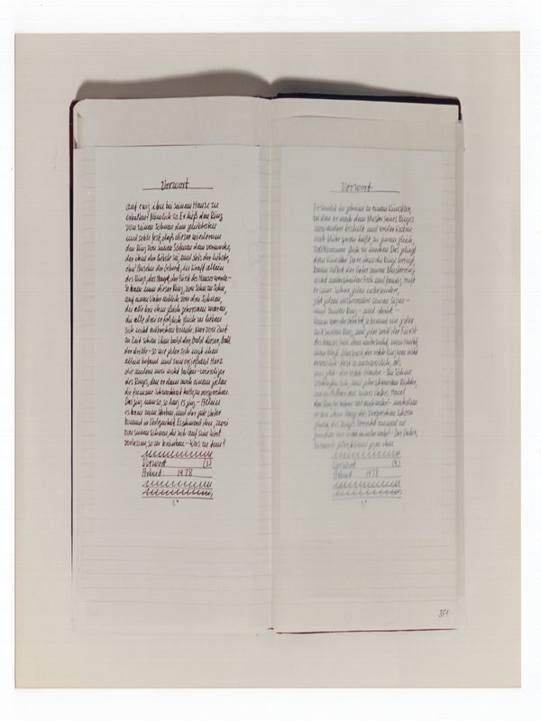 [Small Archive of Photographs from Hanne Darboven's Assistant].