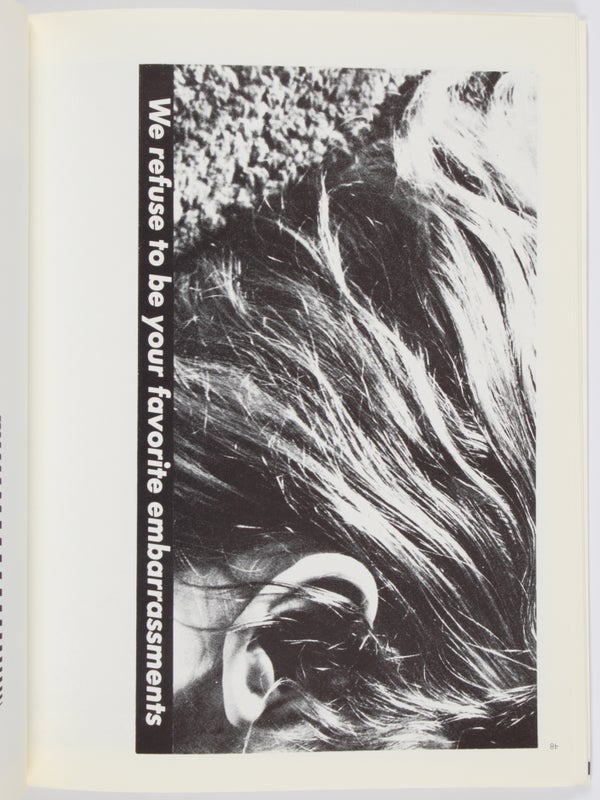 Barbara Kruger: We Won't Play Nature to Your Culture.