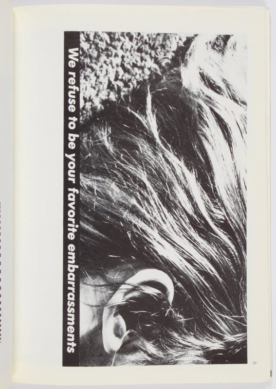 Barbara Kruger: We Won't Play Nature to Your Culture.