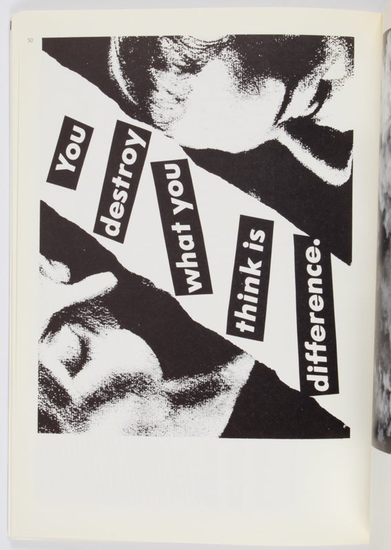 Barbara Kruger: We Won't Play Nature to Your Culture.
