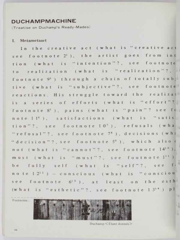 Duchamp, Seoul / Marcel Duchamp: Marchand du Sel.