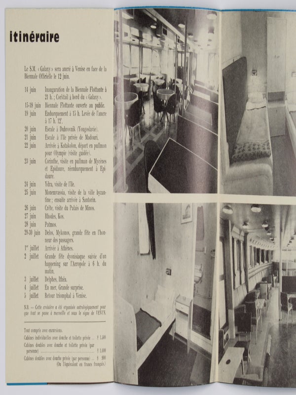 La Biennale Flottante d'Iris Clert (Prospectus).