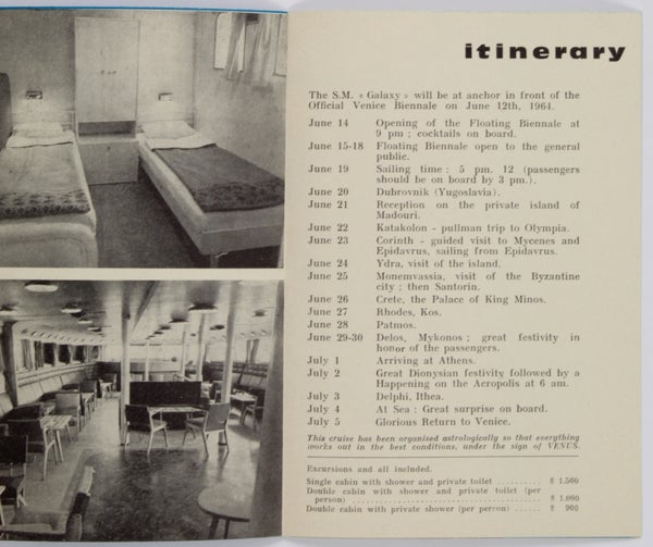La Biennale Flottante d'Iris Clert (Prospectus).
