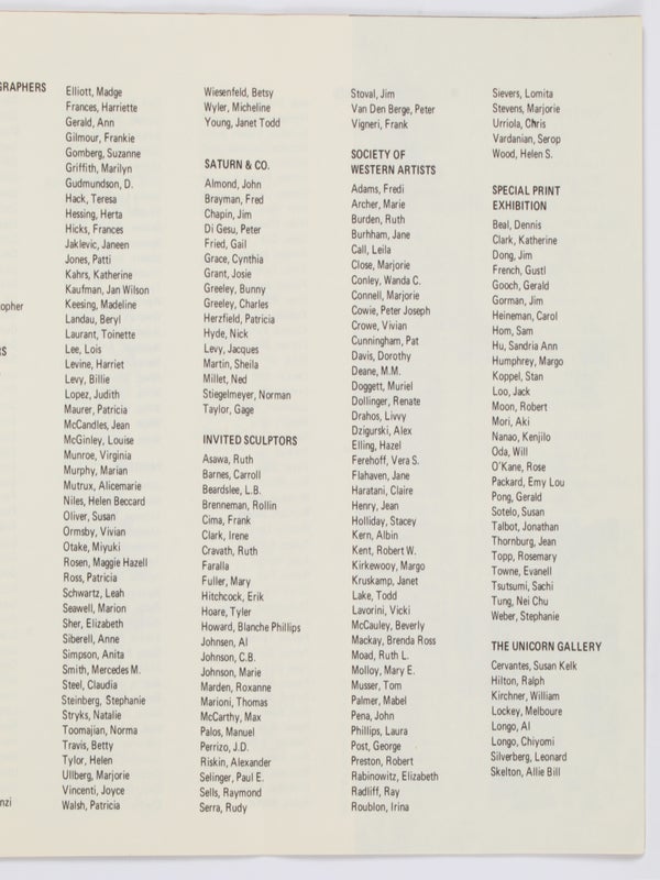 Annual San Francisco Arts Festival (Group of 6 Programs).