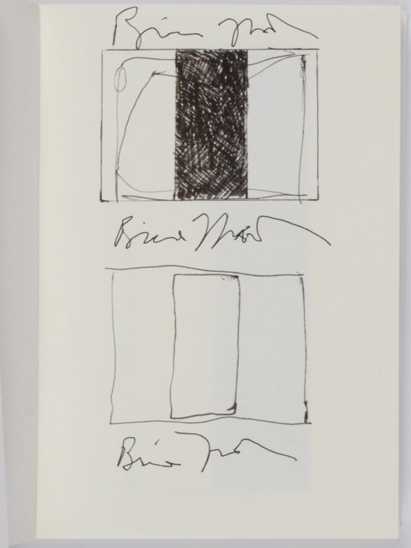 Brice Marden: Book of Images, 1970 (Signed).