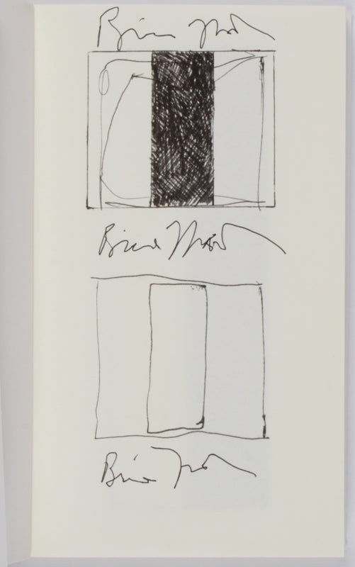 Brice Marden: Book of Images, 1970 (Signed).