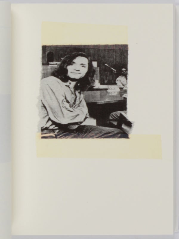 Brice Marden: Book of Images, 1970 (Signed).